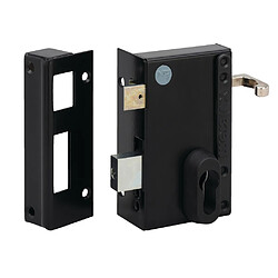 METALUX FE97702070 - Serrure de surface tirage gauche - Noir