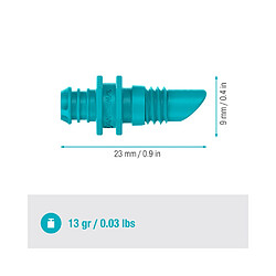 Acheter GARDENA Goutteur auto-régulant fin de ligne 2 L/h - 25 pcs - Turquoise