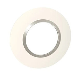 plaque legrand dooxie - 1 poste - déco - plume - legrand 600971