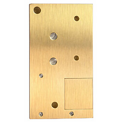 BEUGNOT BE10131100 - Gâche droite 2 temps - Laiton brossé