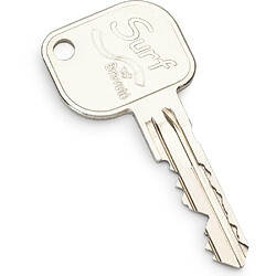 JPM Cylindre européen double entrée 30x30 mm - 3 clés nickel