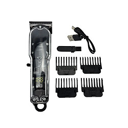 INF Tondeuse à cheveux professionnelle avec écran LED Black pas cher