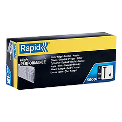 Rapid 40100533 Clous galvanisés N°8 - 20 mm - 5000 pcs