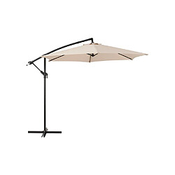 Aurea Vita AUREA Parasol déporté Ø 3 m - Crème