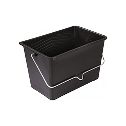 NESPOLI Seau rectangulaire 7 L - Noir - Essoreur intégré