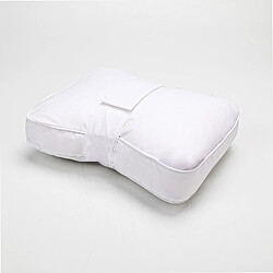 INF Oreiller de genou en mousse à mémoire de forme - Blanc (34x24CM)