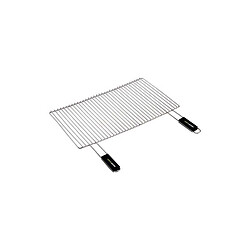 cook'in garden Cook in Garden Grille acier chromé 60 x 40 cm - Poignées soft-touch