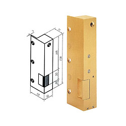 Beugnot - Gâche électrique n°10 droite - Bronze