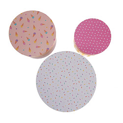 Amadeus Lot de 3 boites de rangement mia