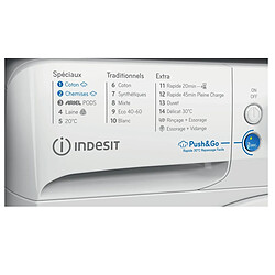 Acheter Lave-linge frontal 8kg 1200 tours/min - BWE8127XWVFR - INDESIT