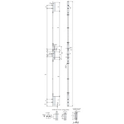 Stremler ASSA ABLOY 6274.45.0 - Serrure multipoints encastrée - 85 mm