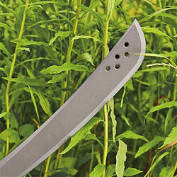 Fiskars Solid Machette 70 cm - Lame courbée - Noir/Orange pas cher