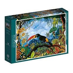 Pieces & Peace Toucan Bleu - Puzzle 1000 pièces - Alain Thomas