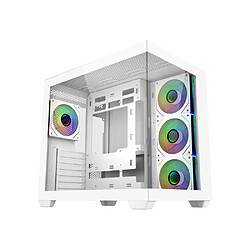 COOLER MASTER Elite 681 - Blanc - Mid-Tower Verre 270°