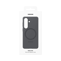 Samsung Coque MagSafe pour Galaxy S26 Plus en Silicone Souple et Antichoc Noir pas cher