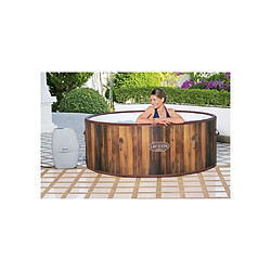 BESTWAY Lay-Z-Spa Helsinki Smart AirJet Plus - 5-7 pers - Marron