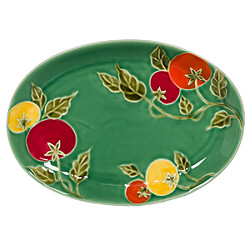 Table Passion Plat ovale Pomodoro 35x24 cm