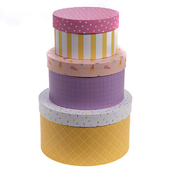 Amadeus Lot de 3 boites de rangement mia