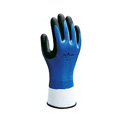 Showa 377 - Gant enduction totale nitrile - Bleu - Taille T8
