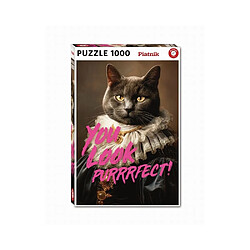 Piatnik Puzzle 1000 pièces - Chat Renaissance - Portrait
