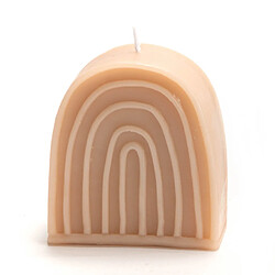 Amadeus Bougie strie grand modele nude (lot de 6) - Bougie - Rue du