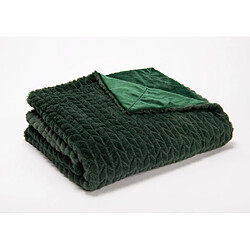 Amadeus Plaid Chevron vert 130 cm x 170 cm