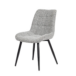 Amadeus Chaises Cristo grises claires (lot de 4)