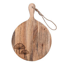 Table Passion Planche à découper ronde Ginkgo 43x30 cm