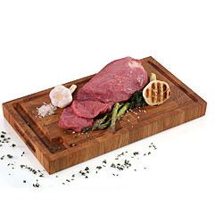 Zassenhaus Bloc de boucher 45 x 25 x 4 cm en chêne