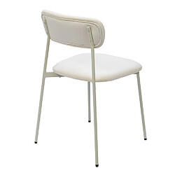 Amadeus Chaise Elma blanche (lot de 2)