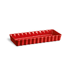 Emile Henry Tourtière rectangle rouge 36 cm