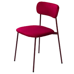 Amadeus Chaise Elma framboise (lot de 2)