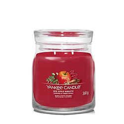 YANKEE CANDLE Bougie Couronne de pommes rouges moyen modèle