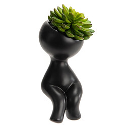 Amadeus Cache pot bonhomme Eliot noir