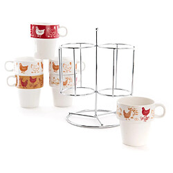 Amadeus Coffret de 6 tasses expresso Maggie
