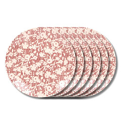 Table Passion Assiette plate Léa rouge 27 cm (lot de 6)