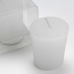 Amadeus Lot de 4 bougies Votive 4,3 x 4,7 cm blanche
