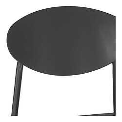 Amadeus Chaise de jardin Papillon grise (lot de 2)