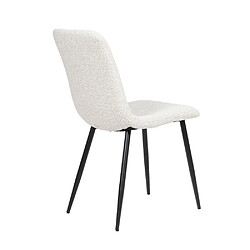 Amadeus Chaises Curt crème (lot de 4)