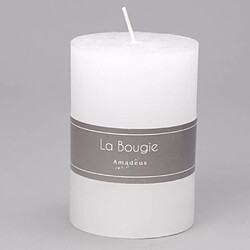 Amadeus Bougie petit cylindre 7 x 10 cm blanc (lot de 6)