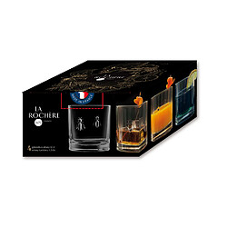 La Rochere Boite de 4 verres à whisky Abeille 32 cl