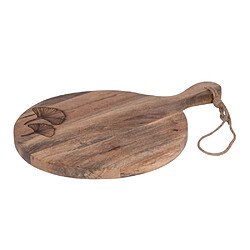 Table Passion Planche à découper ronde Ginkgo 43x30 cm