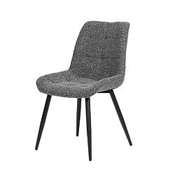 Amadeus Chaise Cristo grises foncées (lot de 4)