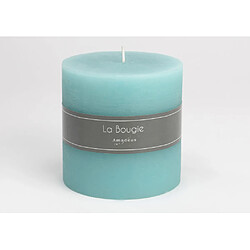 Amadeus Bougie gros cylindre 10 X 10 cm bleu azur (lot de 6)
