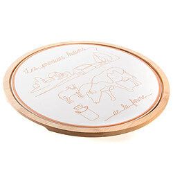 Amadeus Plat à fromage rond Diane