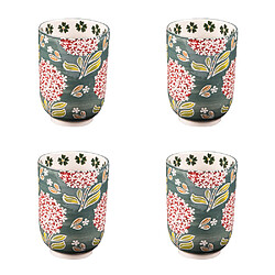 Table Passion Coffret de 4 gobelets 11 cm Cottage