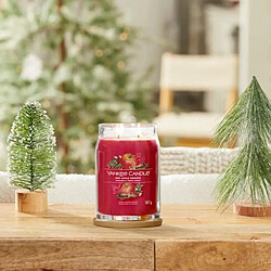 YANKEE CANDLE Bougie couronne de pommes rouges grand modèle