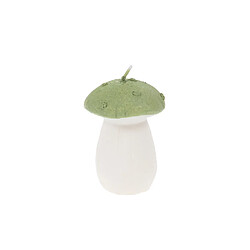 Amadeus Bougie champignon vert 8,5 cm (lot de 4)