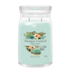 YANKEE CANDLE Bougie signature Aloe et Agave grand modèle