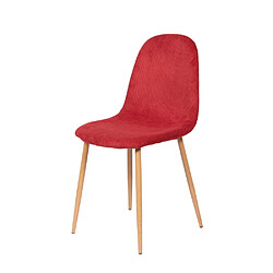 Amadeus Chaise Scala rouge (lot de 6)